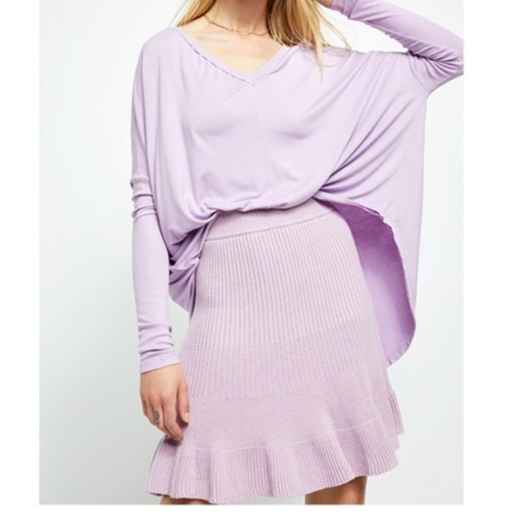 🆕🌿FREE PEOPLE KNIT SKIRT🌿 - Picture 1 of 11